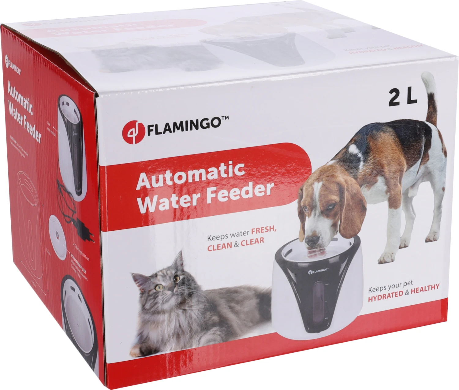 Flamingo Fontaine à Eau Sensor Adriana Noir – Image 2