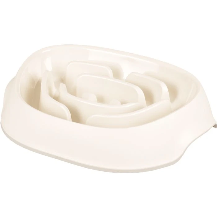 Flamingo Distributeur (aliments) Exqi Slowfeeder Blanche 950ml