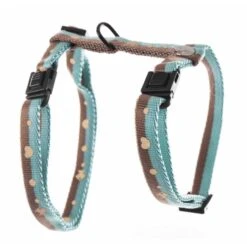 MARTIN SELLIER Harnais Bicolore En Nylon Imprimé Bulles Pour Chat