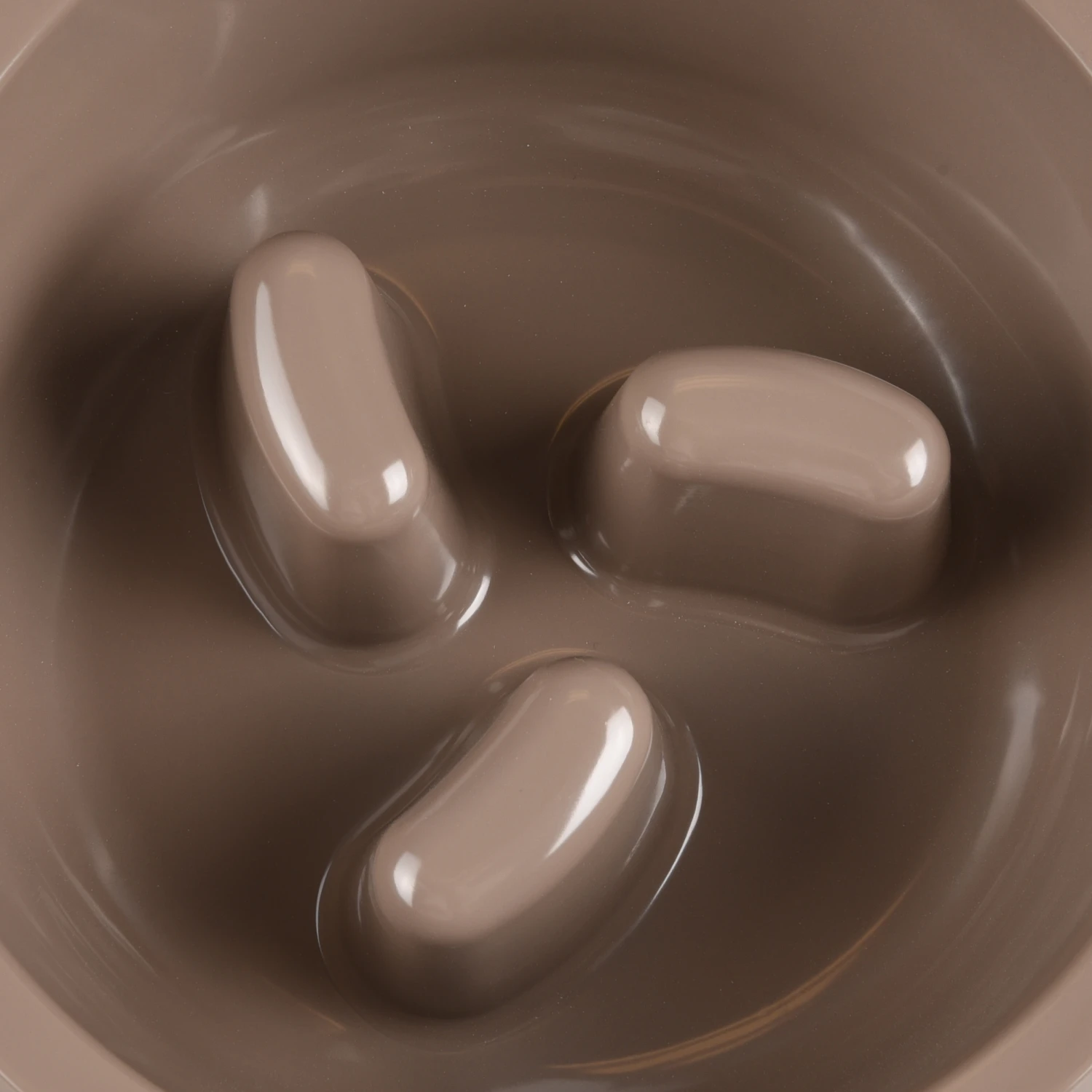 Flamingo Gamelle Mangi Slow Feeder Taupe En Mélamine 950ml – Image 4