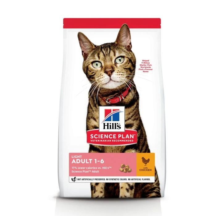 Hill's Science Plan Adult Light Croquettes Pour Chat