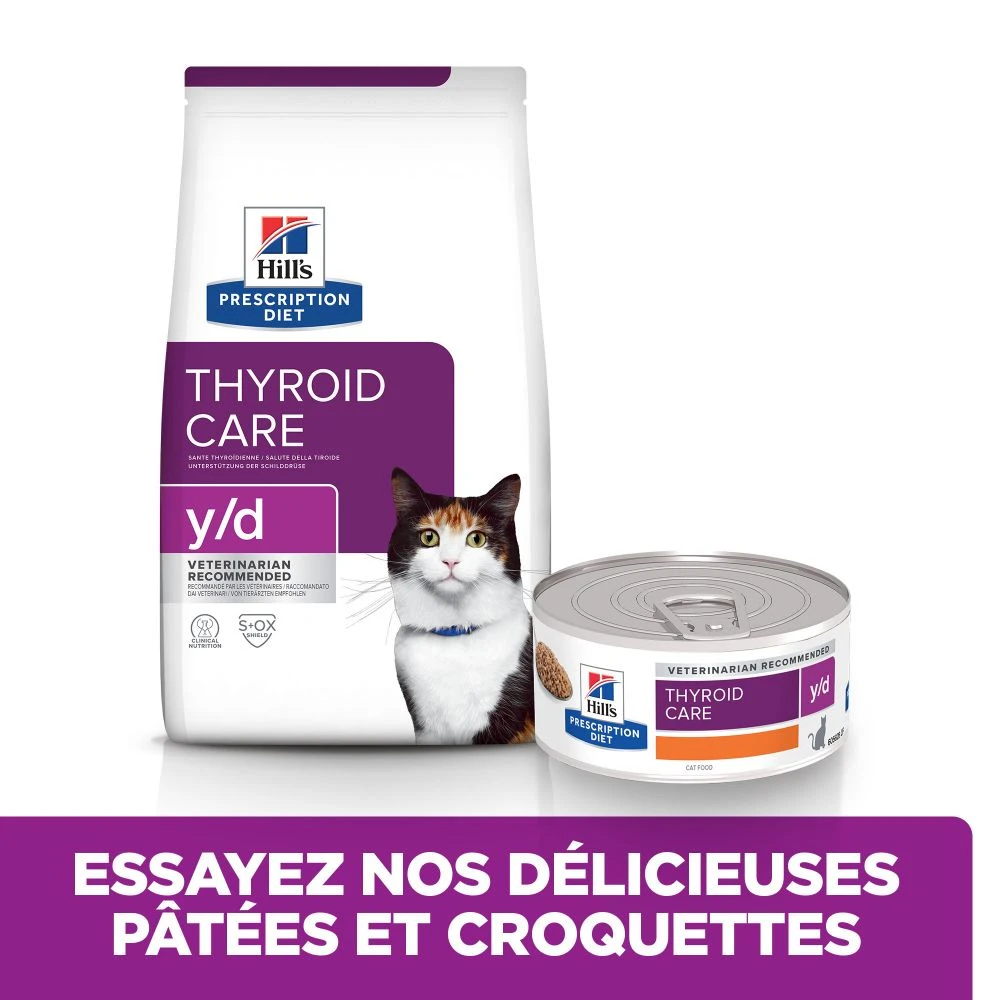 Hill's Prescription Diet Y/D Thyroïd Pour Chat – Image 4