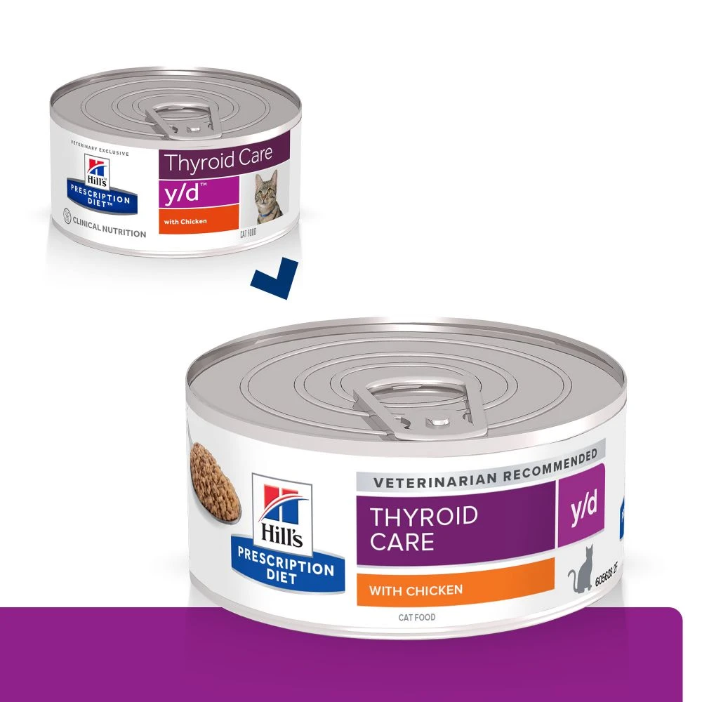 Hill's Prescription Diet Y/D Thyroïd Pour Chat – Image 8
