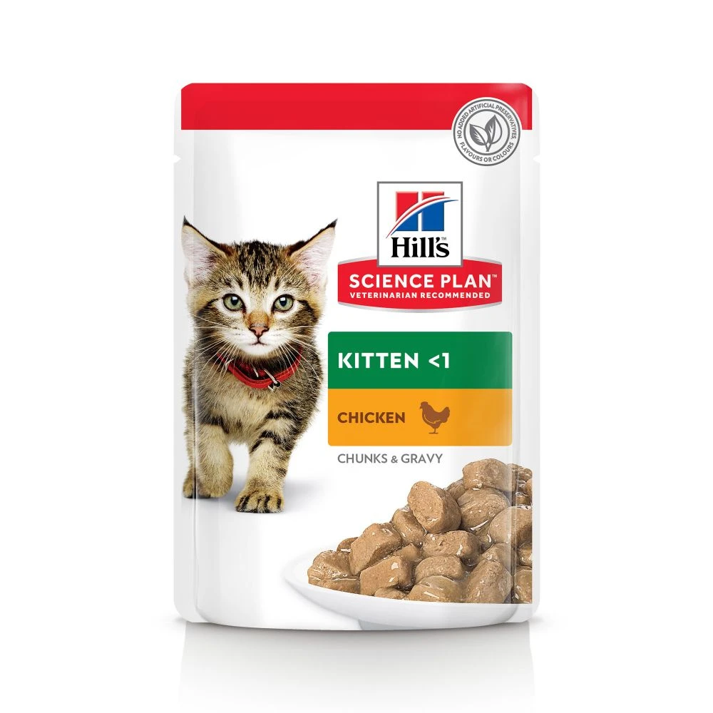 Hill's Science Plan Kitten Multipack 12 Sachets Repas Pour Chaton Poulet Et Poisson – Image 4