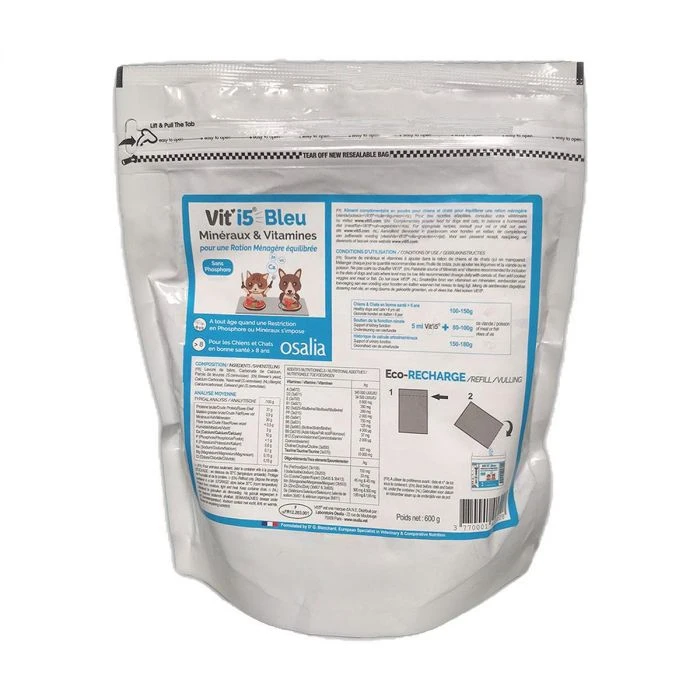 Vit'i5 Bleu (Remplace Les Vit'5 Canine Ca Et Vit'5 Little Ca) – Image 3