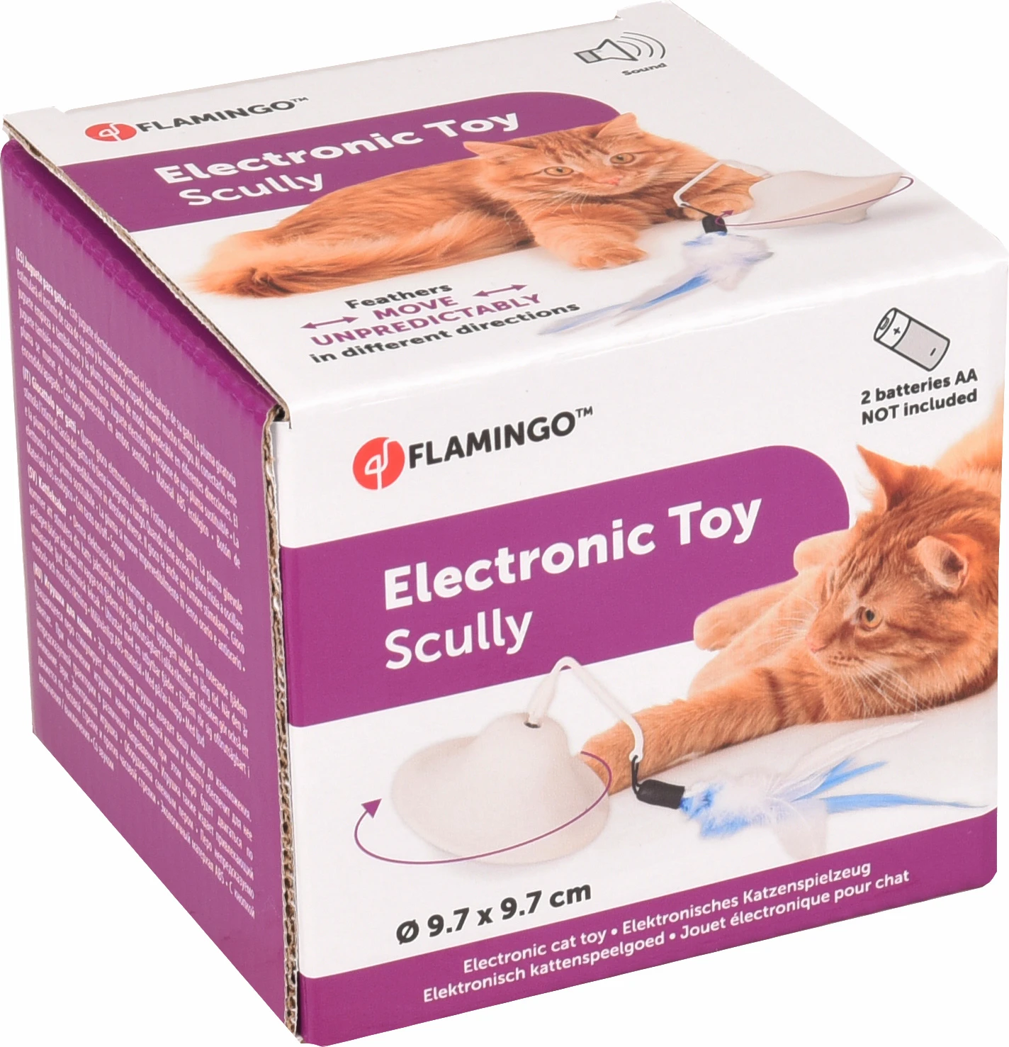 Flamingo Jouet Chat Scully Electro Dia. 9,7cm – Image 2