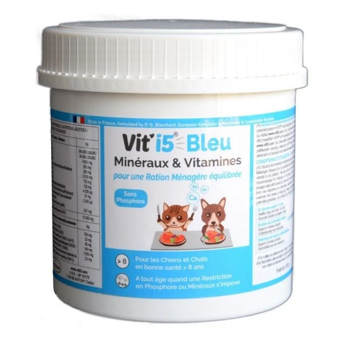 Vit'i5 Bleu (Remplace Les Vit'5 Canine Ca Et Vit'5 Little Ca)
