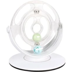 Flamingo Jouet Chat Roue Dita Blanc 26x26x27,5cm