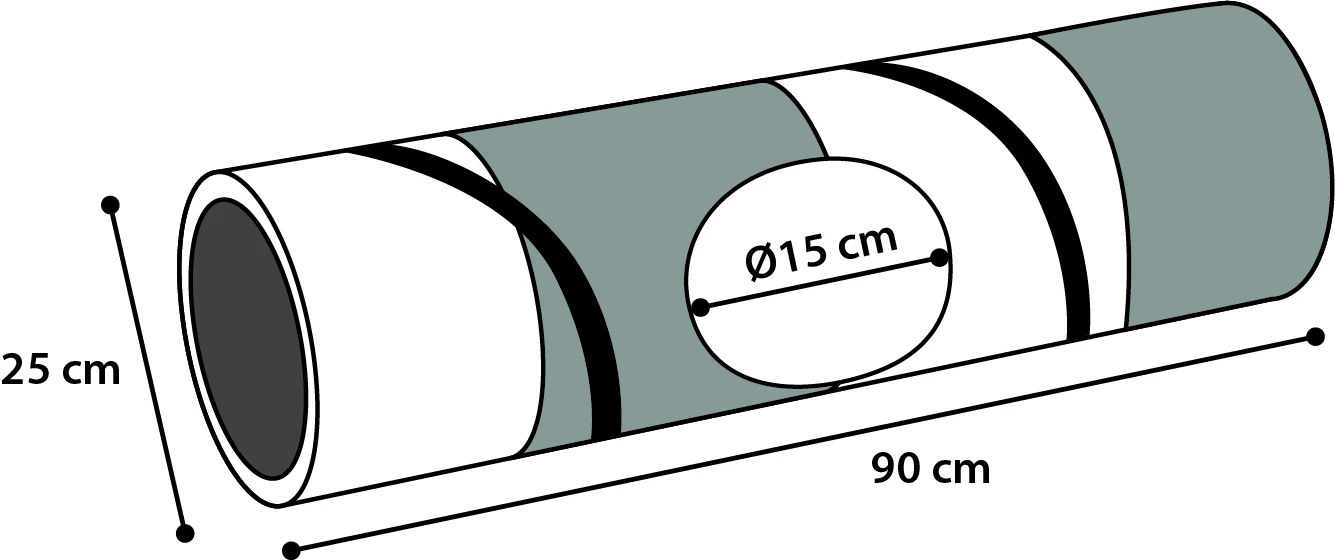 Flamingo Tunnel Pour Chat Linz 1 Trou 90cm Diam25cm – Image 3