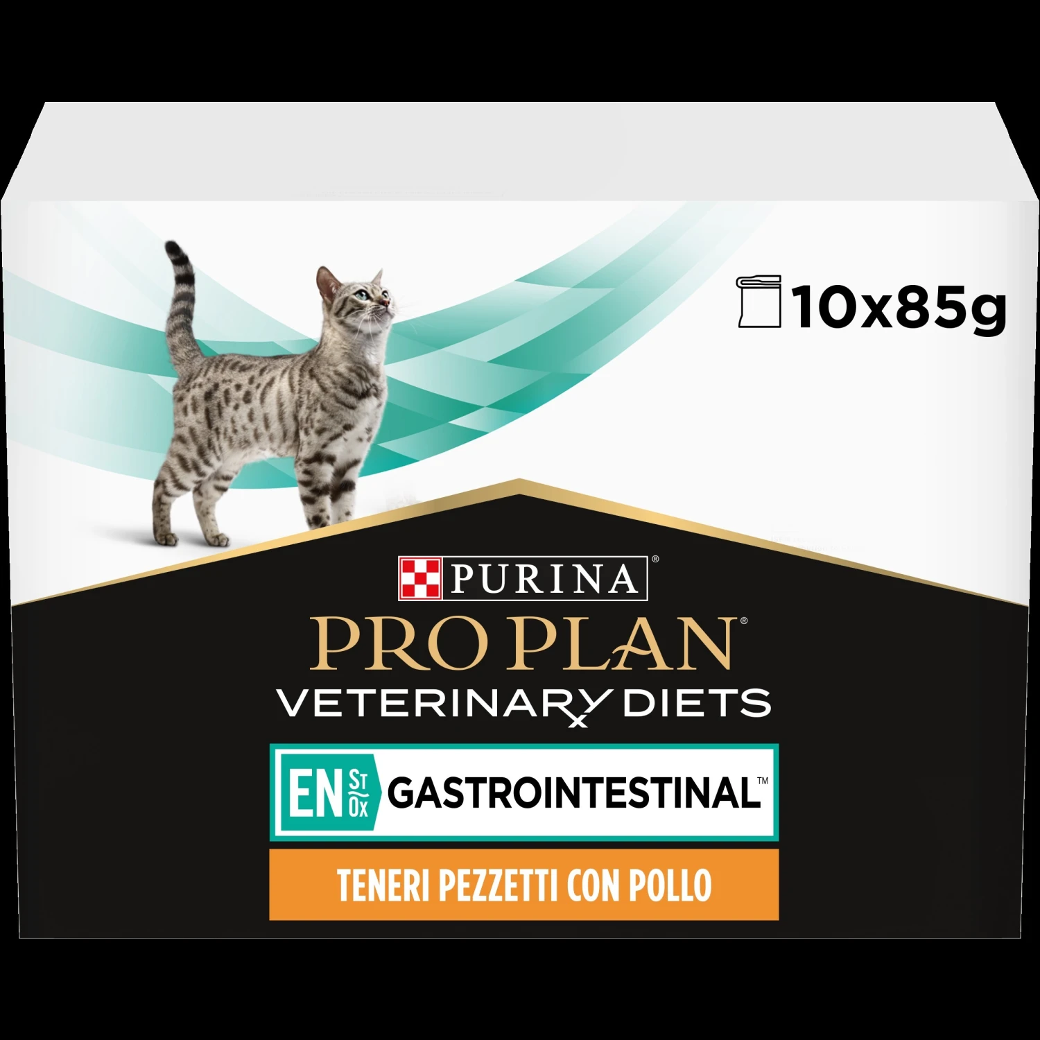Purina Pro Plan Veterinary Diet EN Chat Sachets 10x85g Poulet – Image 2